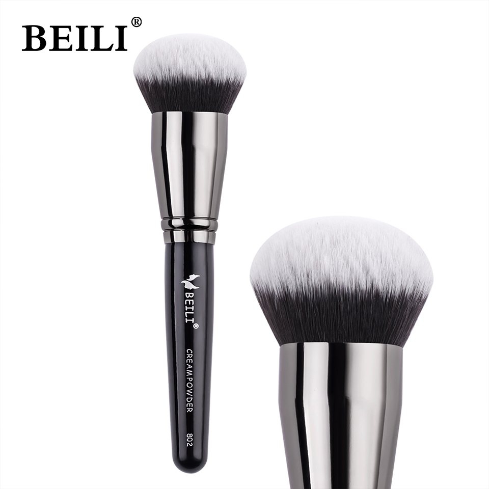 Group Head Brush - Black Foundation Make up Brush Cream