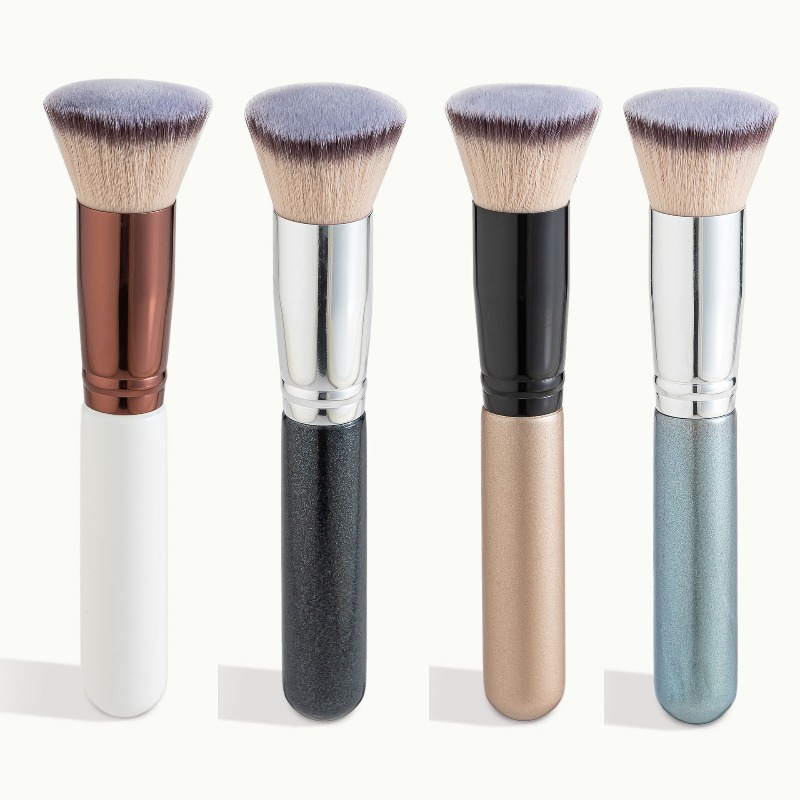 Group Head Brush - Flat Top Foundation Brush Dense Synthetic