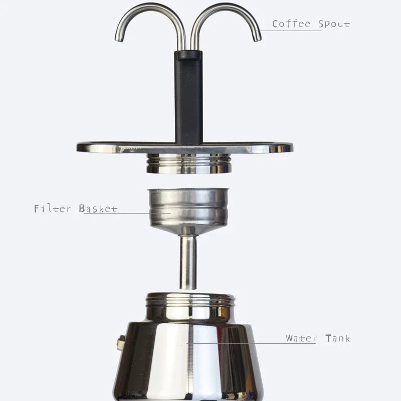 200ML Mini Moka Pot Double Tub - Hero Coffee Equipment review and price