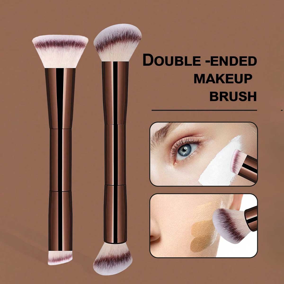 Portable Travel Dual Head Make - Group Head Brush review and price