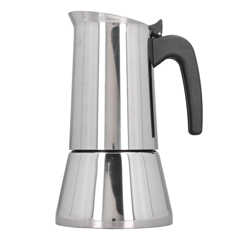 Stainless Steel Moka Pot Large - Hero Coffee Equipment review and price
