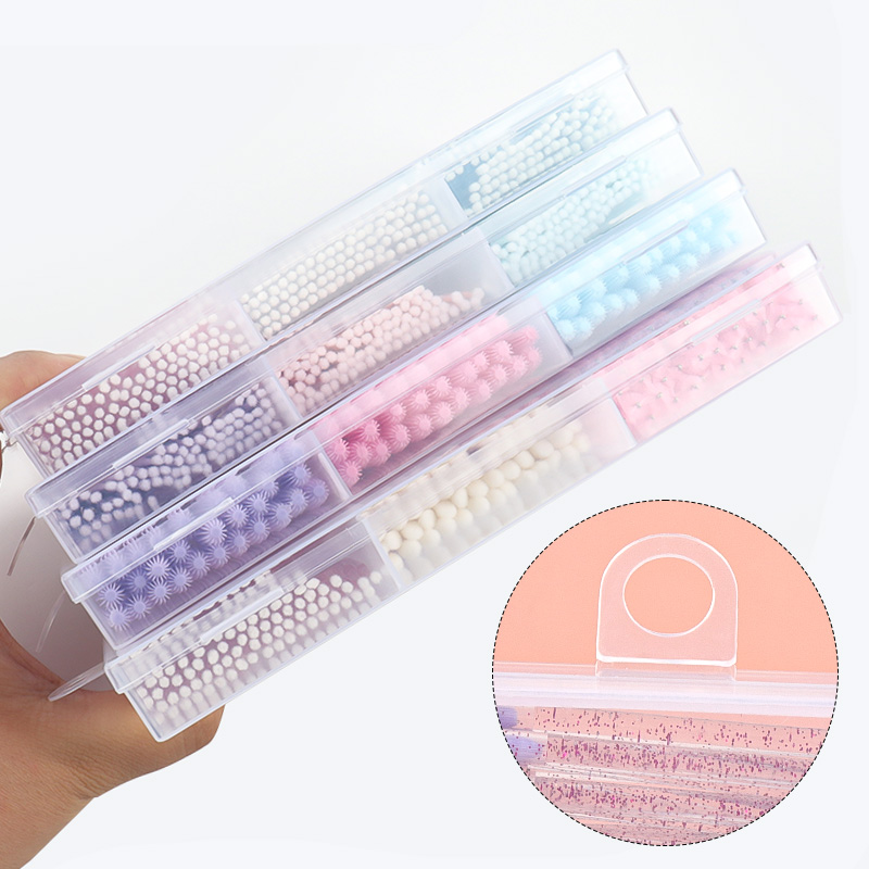 3 Grid Clear Box Macaron Glitt - Group Head Brush review and price